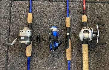 assorted types of fishing reels