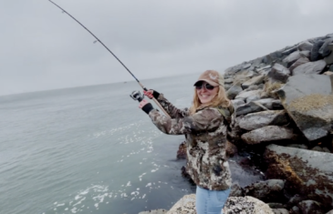 Jess Caldwell Fishing For Black Rock Fish