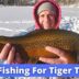 Ice Fishing For Tiger Trout